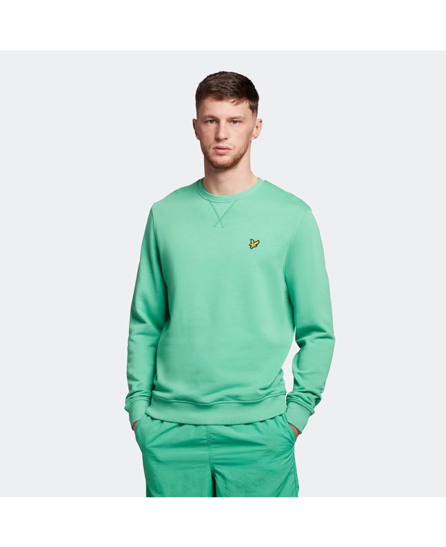 Spezial Madrid Lyle & Scott Crew Neck Sweatshirt Green Glaze