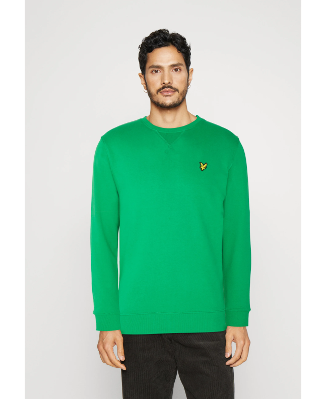 Spezial Madrid Lyle & Scott Crew Neck Sweatshirt Grid Green