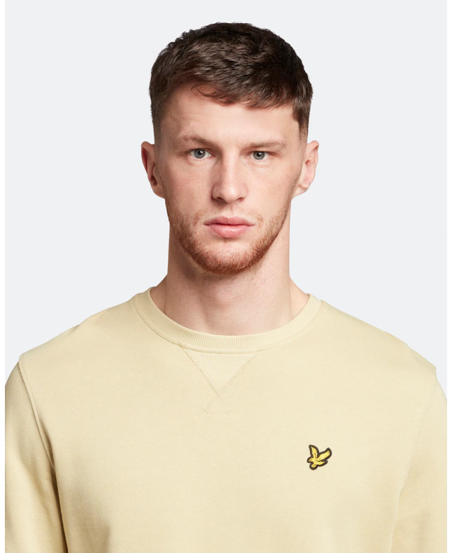 Spezial Madrid Lyle & Scott Crew Neck Sweatshirt Natural Green