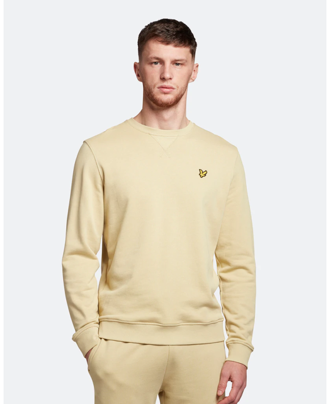Spezial Madrid Lyle & Scott Crew Neck Sweatshirt Natural Green