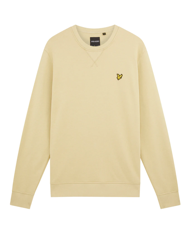 spezial madrid Lyle & Scott Crew Neck Sweatshirt Natural Green