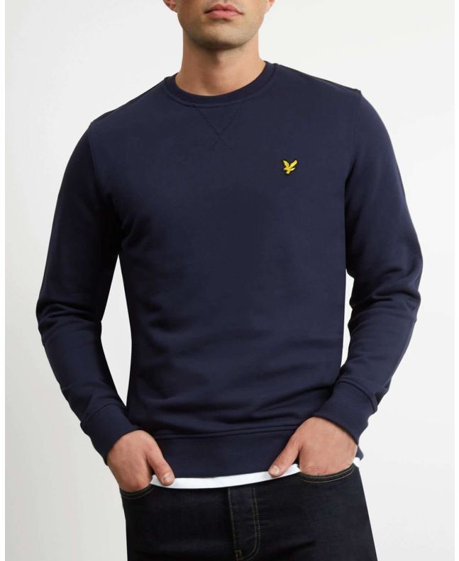 Spezial Madrid Lyle & Scott Crew Neck Sweatshirt Navy