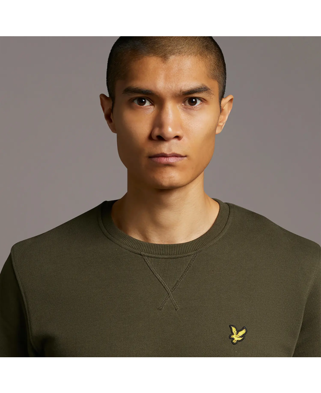 Spezial Madrid Lyle & Scott Crew Neck Sweatshirt Olive