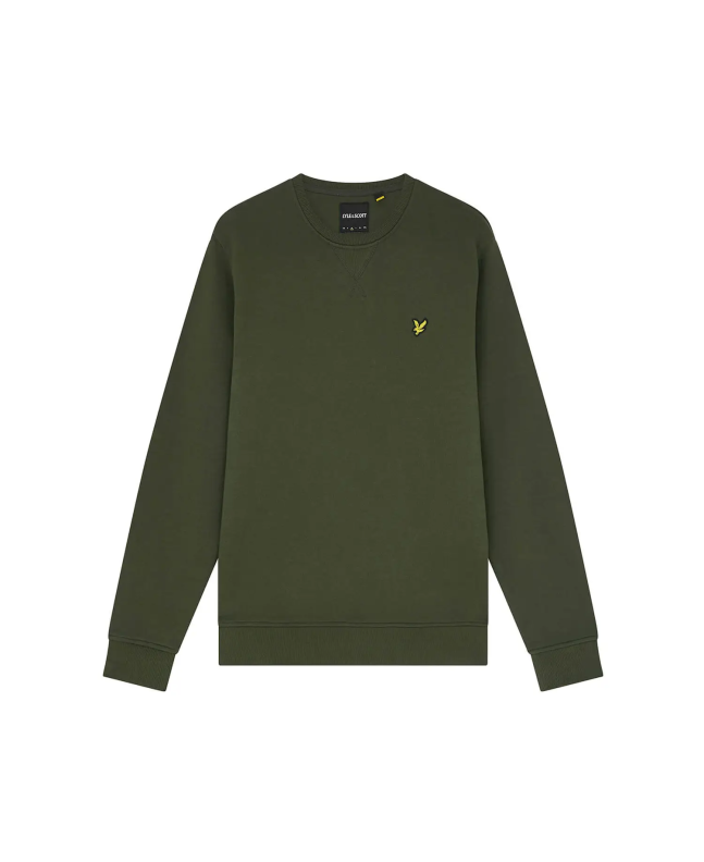 spezial madrid Lyle & Scott Crew Neck Sweatshirt Olive