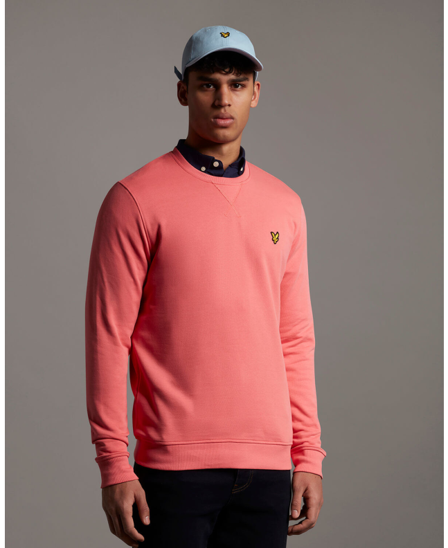 Spezial Madrid Lyle & Scott Crew Neck Sweatshirt Punch Pink