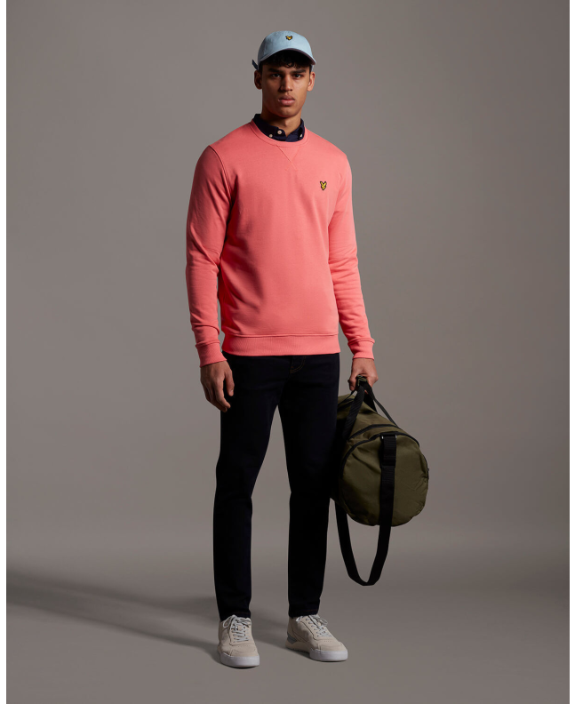 Spezial Madrid Lyle & Scott Crew Neck Sweatshirt Punch Pink