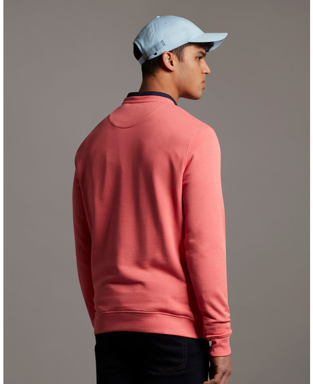 Spezial Madrid Lyle & Scott Crew Neck Sweatshirt Punch Pink