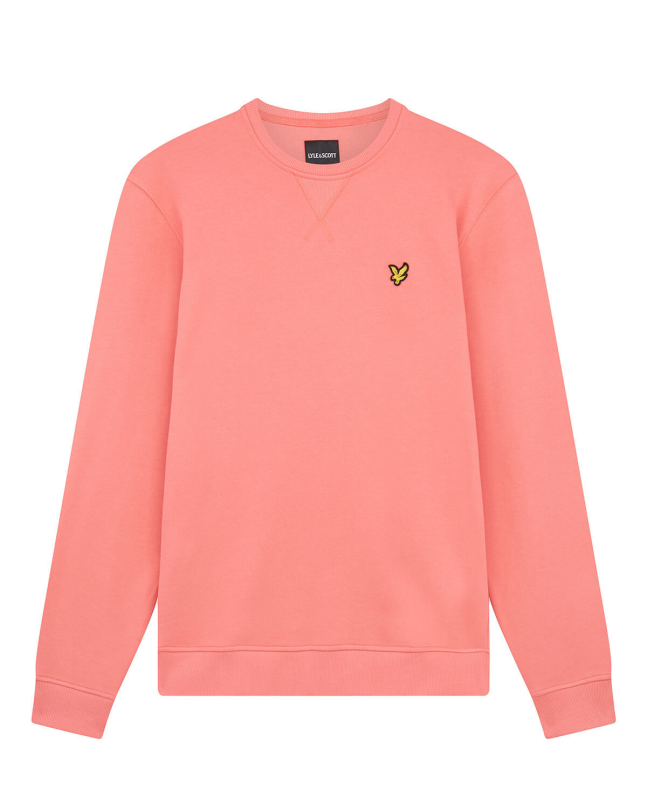 spezial madrid Lyle & Scott Crew Neck Sweatshirt Punch Pink