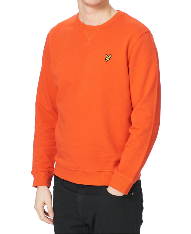 Spezial Madrid Lyle & Scott Crew Neck Sweatshirt Red Flyer