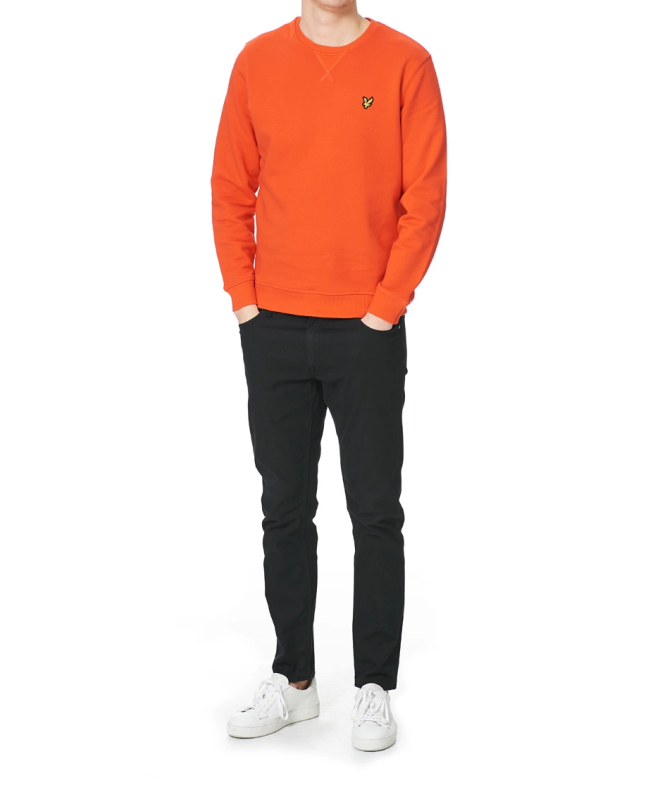 Spezial Madrid Lyle & Scott Crew Neck Sweatshirt Red Flyer