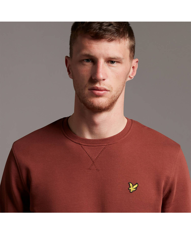 Spezial Madrid Lyle & Scott Crew Neck Sweatshirt Rust