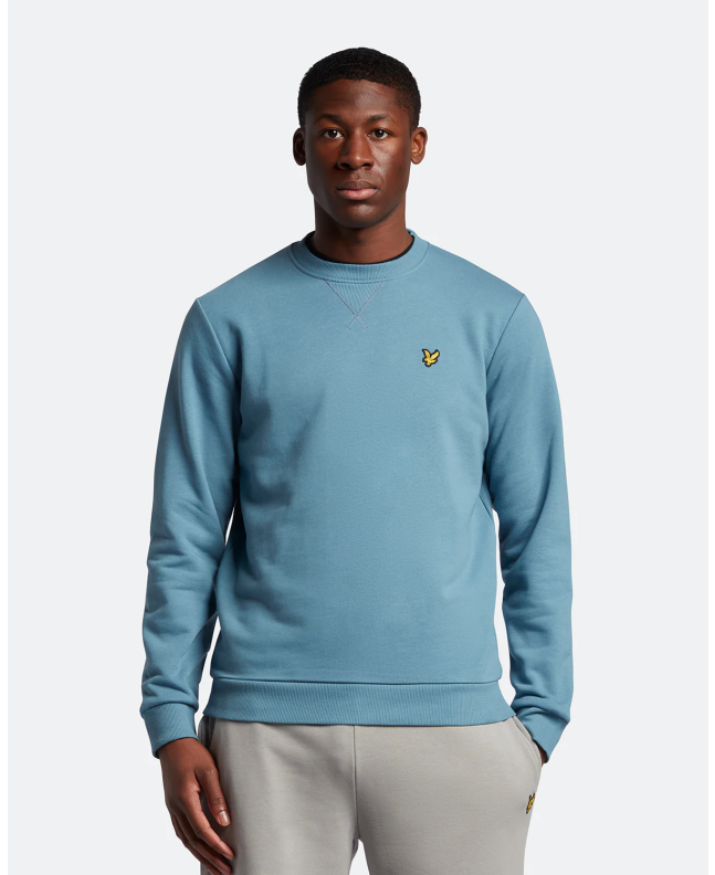 Spezial Madrid Lyle & Scott Crew Neck Sweatshirt Skipton Blue