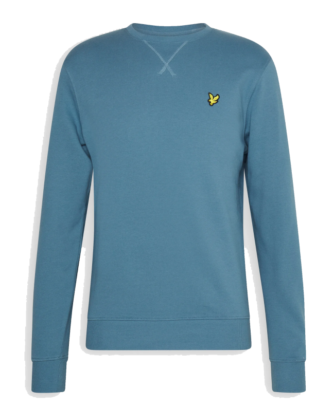 spezial madrid Lyle & Scott Crew Neck Sweatshirt Skipton Blue