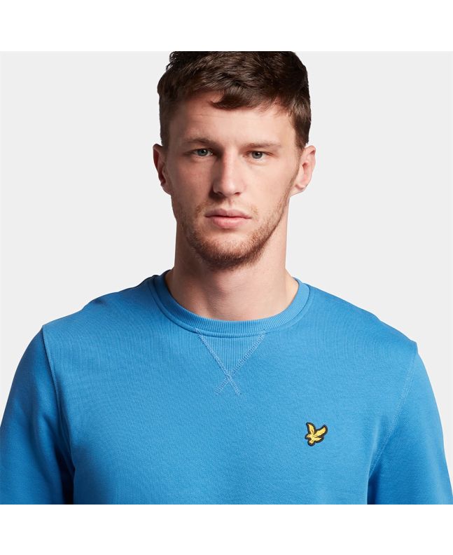 Spezial Madrid Lyle & Scott Crew Neck Sweatshirt Spring Blue
