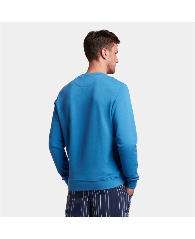 Spezial Madrid Lyle & Scott Crew Neck Sweatshirt Spring Blue