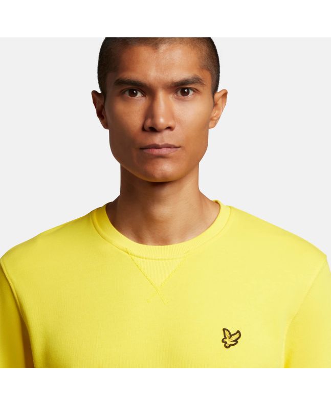 Spezial Madrid Lyle & Scott Crew Neck Sweatshirt Sunshine Yellow