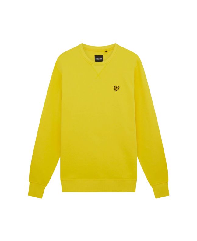 spezial madrid Lyle & Scott Crew Neck Sweatshirt Sunshine Yellow