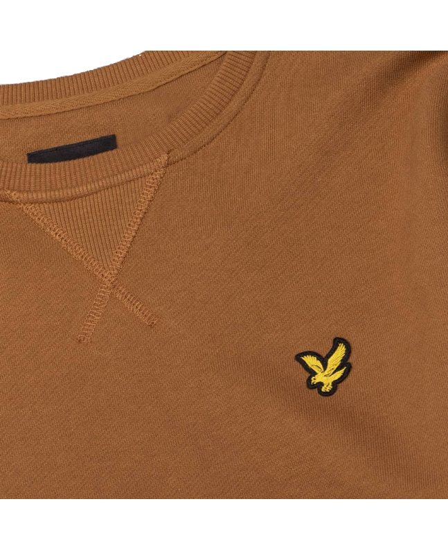 Spezial Madrid Lyle & Scott Crew Neck Sweatshirt Tawny Brown