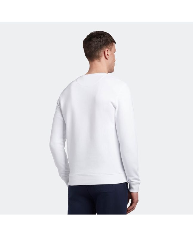 Spezial Madrid Lyle & Scott Crew Neck Sweatshirt White