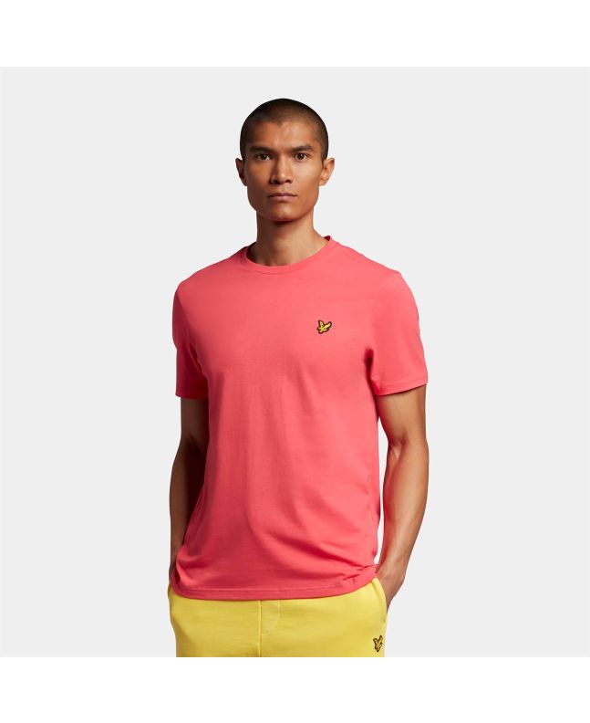 Spezial Madrid Lyle & Scott Crew Neck Tee Electric Pink