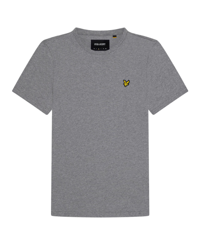 spezial madrid Lyle & Scott Crew Neck Tee Mid Grey Marl