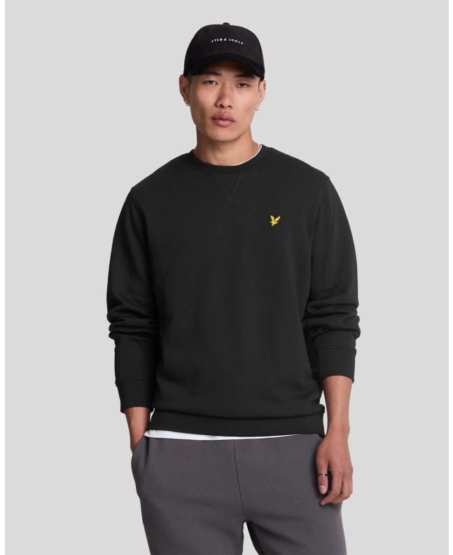 Spezial Madrid Lyle & Scott Football For All Graphic Crew Neck Sweatshirt Jet Black