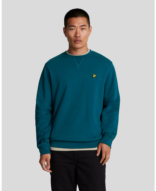 Spezial Madrid Lyle & Scott Football For All Graphic Crew Neck Sweatshirt Apres Navy