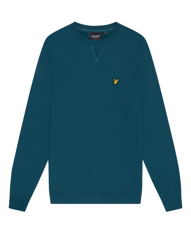 spezial madrid Lyle & Scott Football For All Graphic Crew Neck Sweatshirt Apres Navy