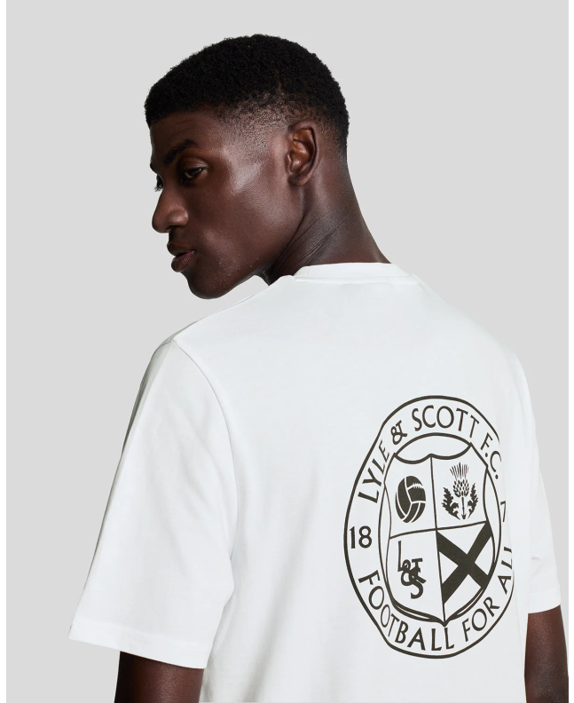 Spezial Madrid Lyle & Scott Football For All Graphic Tee White
