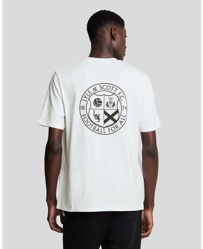 Spezial Madrid Lyle & Scott Football For All Graphic Tee White