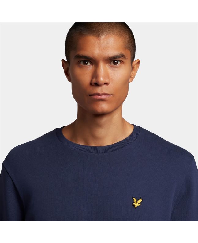 Spezial Madrid Lyle & Scott Garment Dyed Sweatshirt Dark Navy