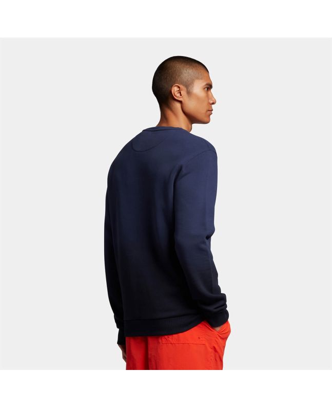 Spezial Madrid Lyle & Scott Garment Dyed Sweatshirt Dark Navy