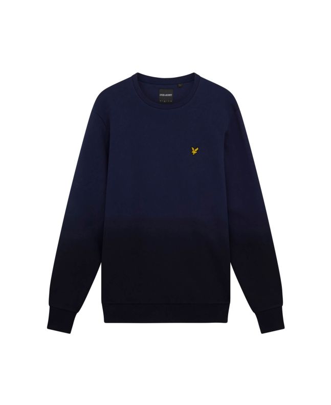 spezial madrid Lyle & Scott Garment Dyed Sweatshirt Dark Navy
