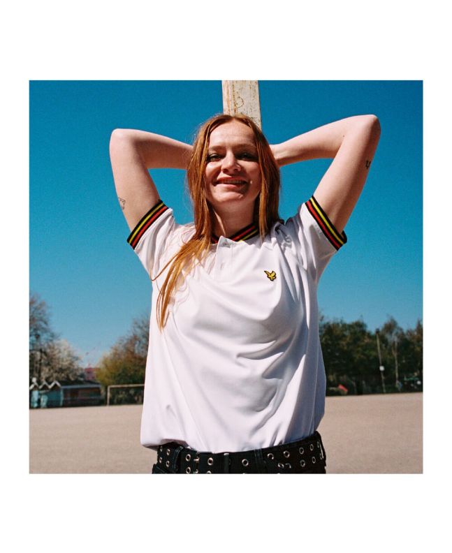 Spezial Madrid Lyle & Scott Germany Football Polo Shirt White