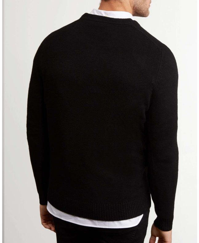 Spezial Madrid Lyle & Scott Lambswool Blend Jumper True Black