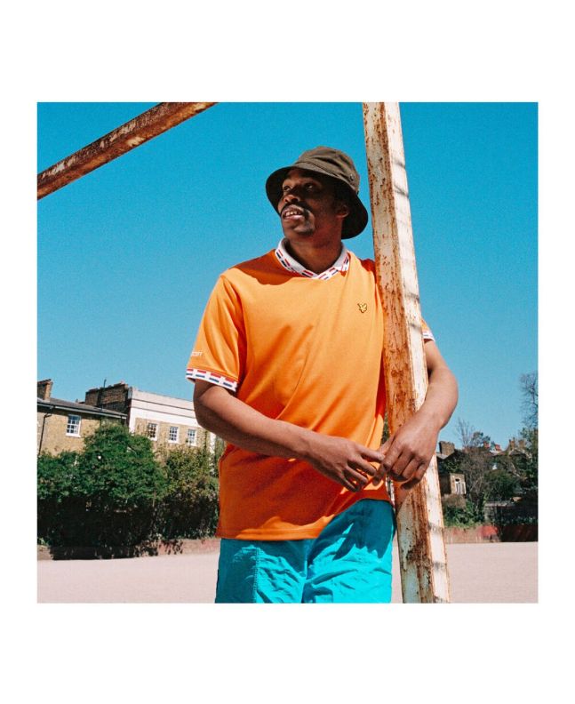 Spezial Madrid Lyle & Scott Netherlands Football Polo Shirt Orange