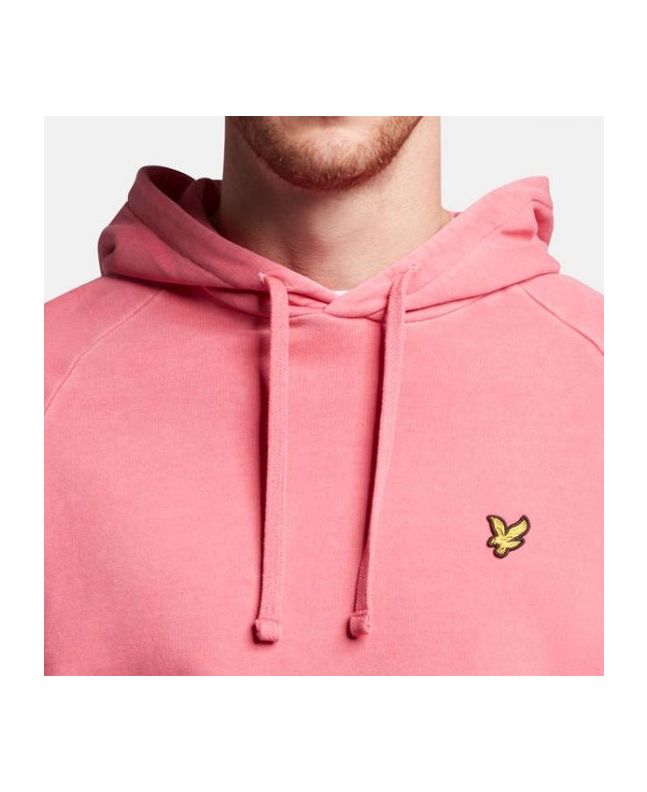 Spezial Madrid Lyle & Scott Pigment Dye Hoodie Pink Electric