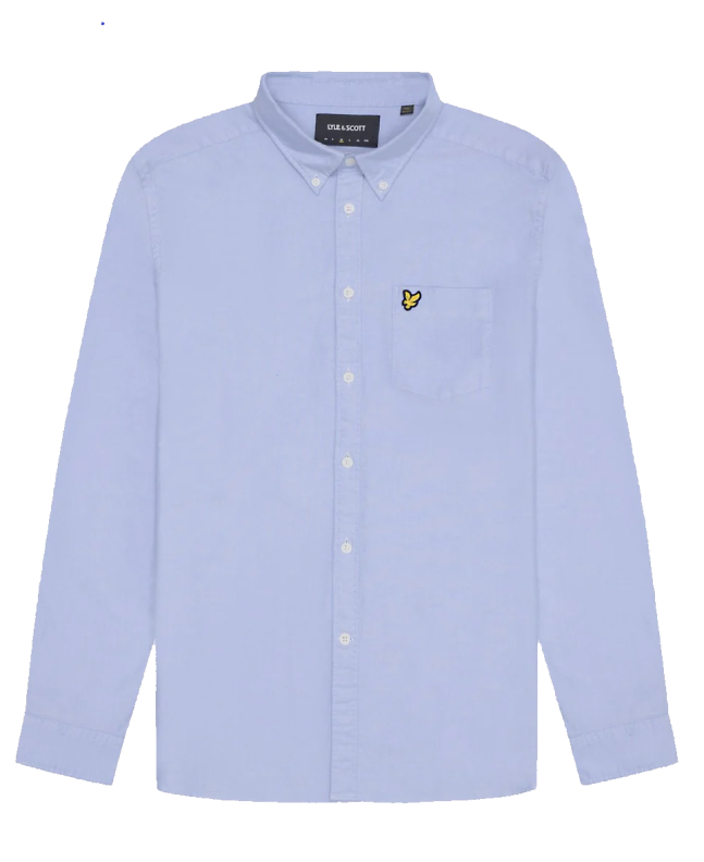 spezial madrid Lyle & Scott Plain Oxford Shirt Riviera