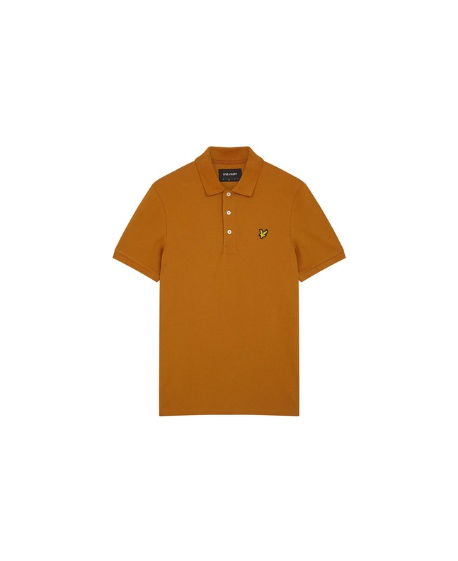 spezial madrid Lyle & Scott Plain Polo Shirt Cider Brown