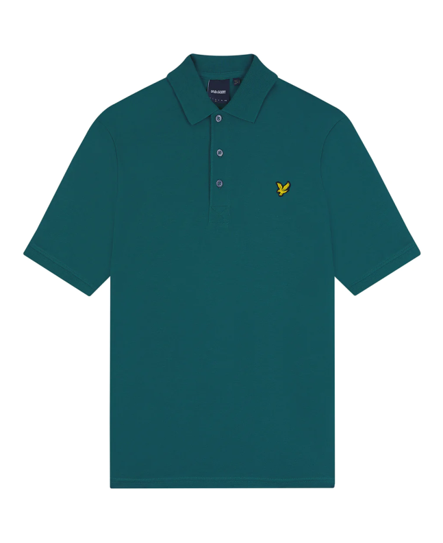 spezial madrid Lyle & Scott Plain Polo Shirt Court Green