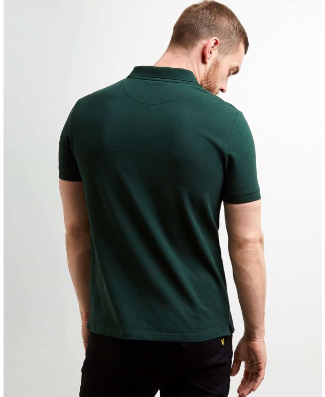 Spezial Madrid Lyle & Scott Plain Polo Shirt Dark Green