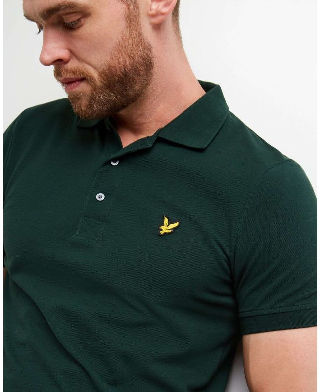 Spezial Madrid Lyle & Scott Plain Polo Shirt Dark Green