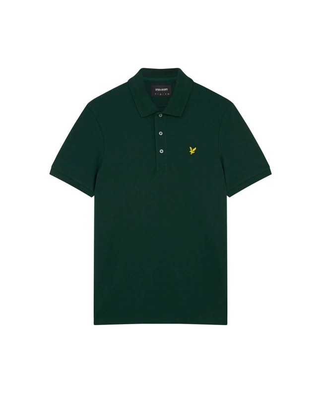 spezial madrid Lyle & Scott Plain Polo Shirt Dark Green