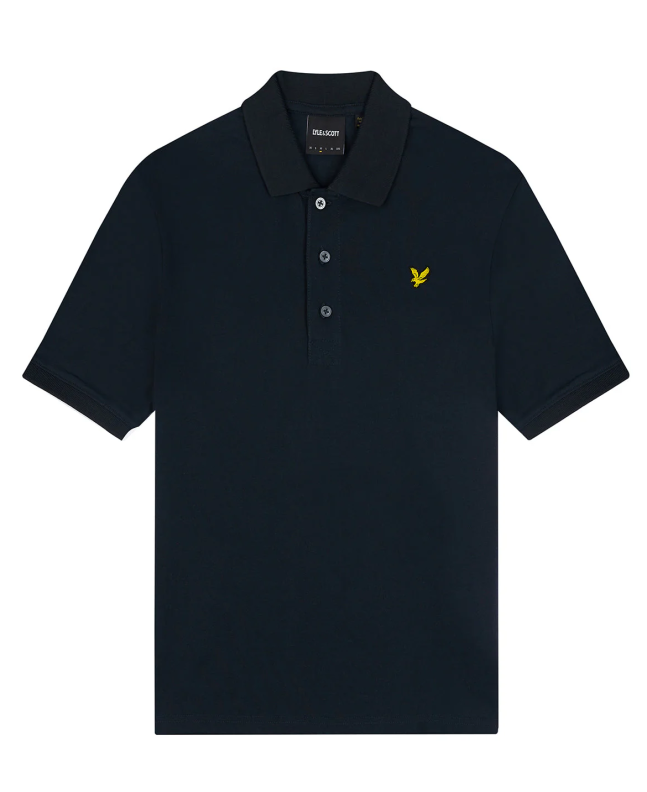 Spezial Madrid Lyle & Scott Plain Polo Shirt Dark Navy