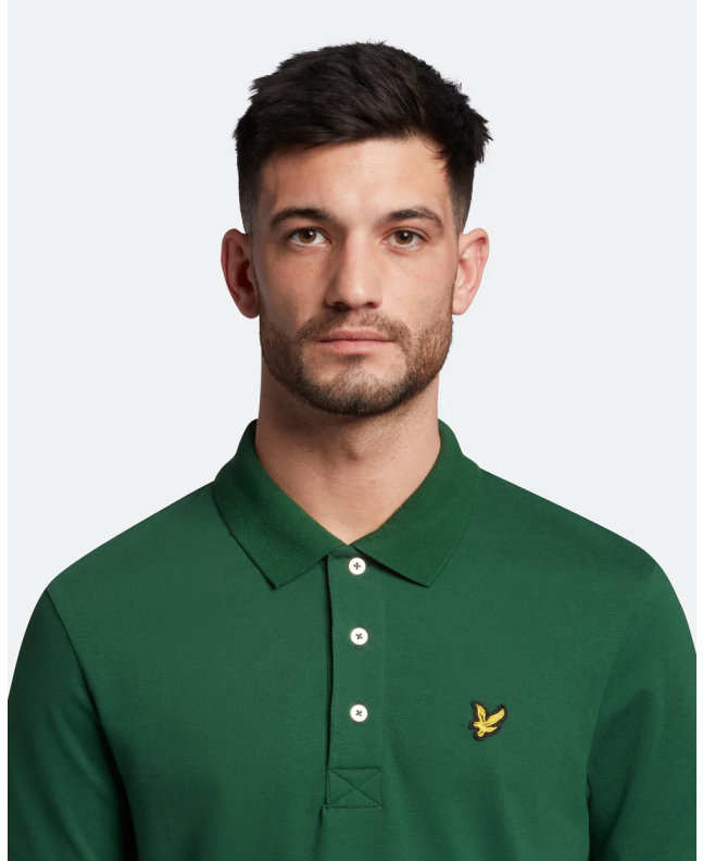 Spezial Madrid Lyle & Scott Plain Polo Shirt English Green
