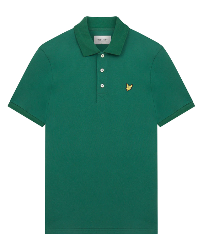 spezial madrid Lyle & Scott Plain Polo Shirt English Green