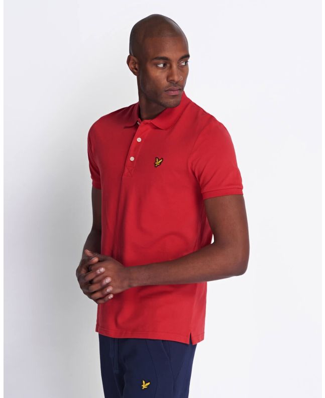Spezial Madrid Lyle & Scott Plain Polo Shirt Gala Red