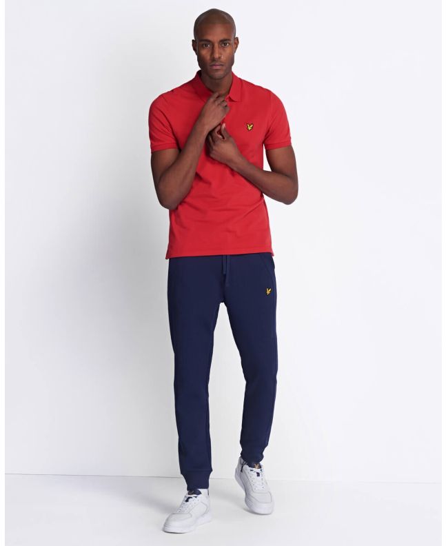 Spezial Madrid Lyle & Scott Plain Polo Shirt Gala Red