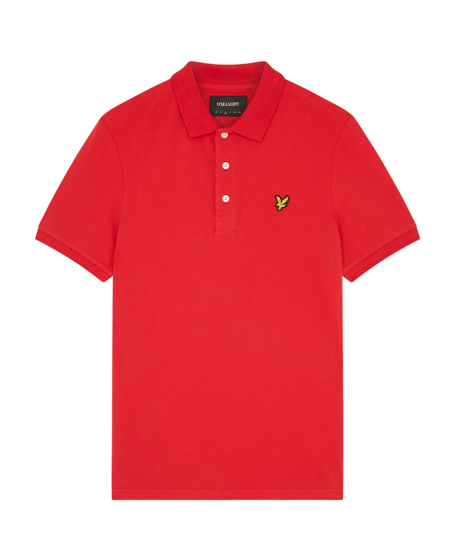 spezial madrid Lyle & Scott Plain Polo Shirt Gala Red