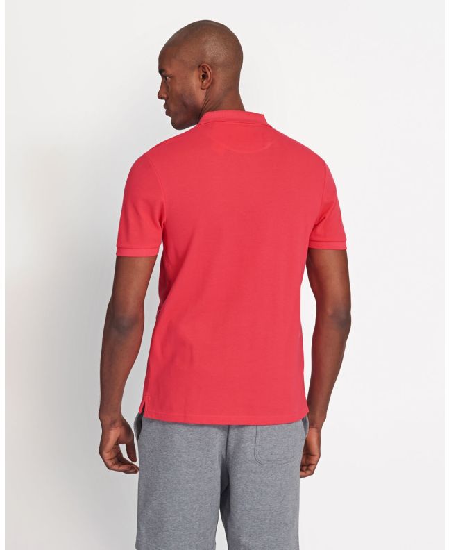Spezial Madrid Lyle & Scott Plain Polo Shirt Geranium Pink